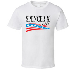 Spencer X For President 2028 T Shirt