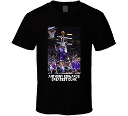 Anthony Edwards Greatest Dunk Collins T Shirt