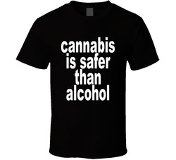 Cannabis Is Safer Than Alcohol T Shirt