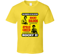 Rocky Balboa Vs Apollo Creed Boxing Match T Shirt