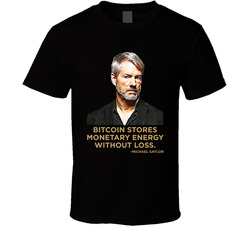 Bitcoin Stores Monetary Energy Without Loss Michael Saylor Quote T Shi