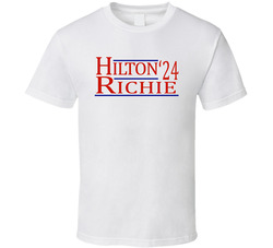 Paris Hilton Nicole Richie For President '24 Fan T Shirt