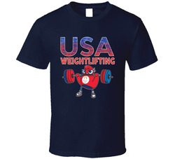 Team Usa Weightlifting Paris 2024 Sports T Shirt