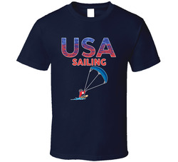 Team Usa Sailing Paris 2024 Sports T Shirt