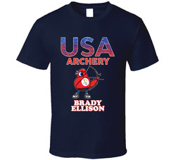 Brady Ellison Team Usa Archery Paris 2024 Fan T Shirt