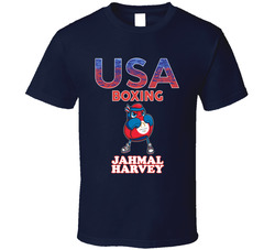 Jahmal Harvey Team Usa Boxing Paris 2024 Fan T Shirt
