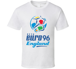 Uefa Euro Cup 1996 England Sports Fan T Shirt