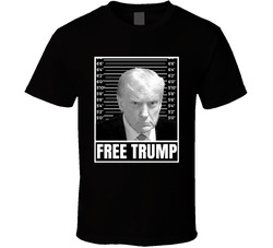 Free Trump Mugshot T Shirt