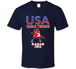 Kanak Jha Team Usa Table Tennis Paris 2024 Sports T Shirt