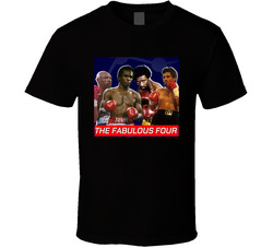 The Fabulous Four Leonard Hagler Hearns Duran Boxing Fan T Shirt