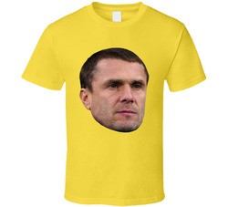 Serhiy Rebrov Ukraine Head Coach Euro 2024 Big Head T Shirt