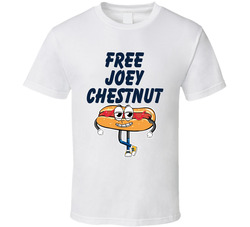 Free Joey Chestnut Hot Dog Champion T Shirt