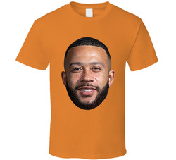 Memphis Depay Netherlands Euro 2024 Big Head T Shirt