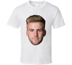 Luke Shaw England Euro 2024 Big Head T Shirt