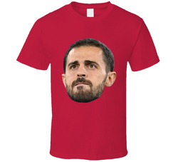 Bernardo Silva Portugal Euro 2024 Big Head T Shirt