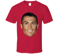 Cristiano Ronaldo Portugal Euro 2024 Big Head T Shirt