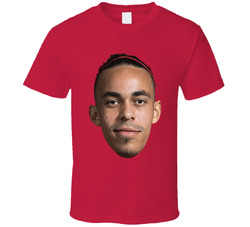 Yussuf Poulsen Denmark Euro 2024 Big Head T Shirt