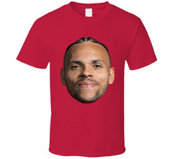 Martin Braithwaite Denmark Euro 2024 Big Head T Shirt