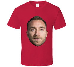 Christian Eriksen Denmark Euro 2024 Big Head T Shirt