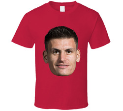 Joakim Maehle Denmark Euro 2024 Big Head T Shirt