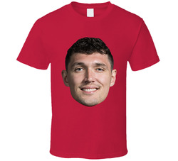 Andreas Christensen Denmark Euro 2024 Big Head T Shirt