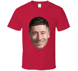 Robert Lewandowski Poland Euro 2024 Big Head T Shirt