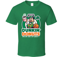 Boston Runs On Dunkin' Hoops Fan T Shirt