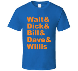 Walt Frazier & Dick Barnett & Bill Bradley & Dave Debussch
