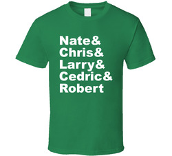 Nate Archibald & Chris Ford & Larry Bird & Cedric Maxwell 