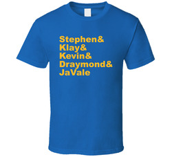 Stephen Curry & Klay Thompson & Kevin Durant & Draymond Gr