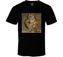 Bengal Tiger Sitting Like A Human T Shirt