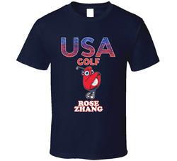 Rose Zhang Team Usa Golf Paris 2024 Fan T Shirt