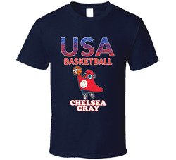 Chelsea Gray Team Usa Basketball Paris 2024 Fan T Shirt