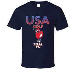 Lilia Vu Team Usa Golf Paris 2024 Fan T Shirt