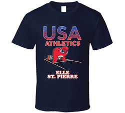 Elle St Pierre Team Usa Athletics Paris 2024 Fan T Shirt