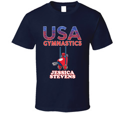 Jessica Stevens Team Usa Gymnastics Paris 2024 Fan T Shirt