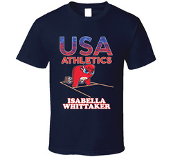 Isabella Whittaker Team Usa Athletics Paris 2024 Fan T Shirt