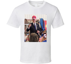 Joe Biden Wears Trump 2024 T Shirt