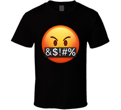 Swearing Emoji Face Group Halloween Costume T Shirt