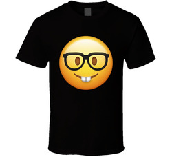 Nerd Emoji Face Group Halloween Costume T Shirt