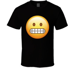 Grimacing Emoji Face Group Halloween Costume T Shirt