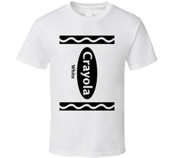 Crayola White Crayon Funny Halloween Costume T Shirt