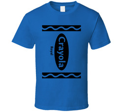 Crayola Royal Crayon Funny Halloween Costume T Shirt