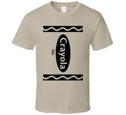 Crayola Tan Crayon Funny Halloween Costume T Shirt