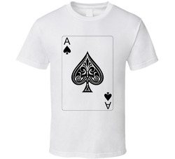 Ace Of Spades Playing Card Group Halloween Costume T Shirt