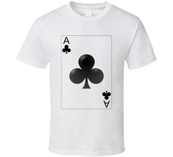 Ace Of Clubs Playing Card Group Halloween Costume T Shirt