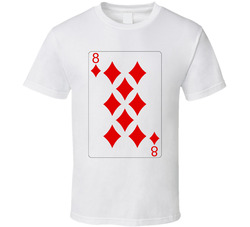 Eight Of Diamonds Playing Card Group Halloween Costume T Shirt