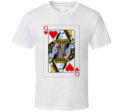 Queen Of Hearts Playing Card Group Halloween Costume T Shirt