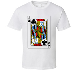 Jack Of Clubs Playing Card Group Halloween Costume T Shirt