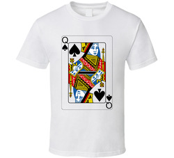 Queen Of Spades Playing Card Group Halloween Costume T Shirt